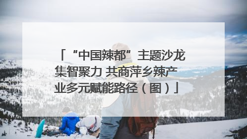 “中国辣都”主题沙龙集智聚力 共商萍乡辣产业多元赋能路径（图）