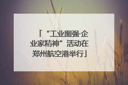 “工业图强·企业家精神”活动在郑州航空港举行