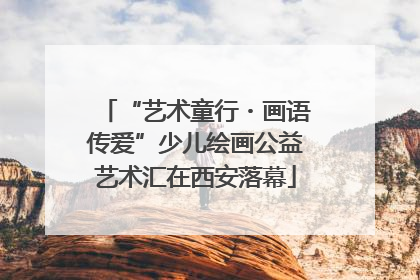 “艺术童行・画语传爱”少儿绘画公益艺术汇在西安落幕