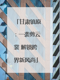 甘肃镇原：一袭剪云裳 解锁跨界新风尚