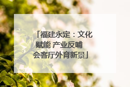 福建永定：文化赋能 产业反哺 会客厅外育新景