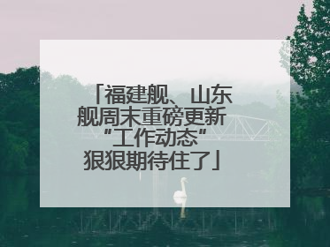 福建舰、山东舰周末重磅更新“工作动态” 狠狠期待住了
