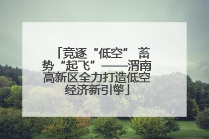 竞逐“低空” 蓄势“起飞”——渭南高新区全力打造低空经济新引擎