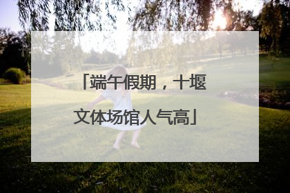 端午假期，十堰文体场馆人气高