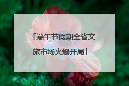 端午节假期全省文旅市场火爆开局