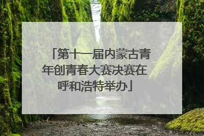 第十一届内蒙古青年创青春大赛决赛在呼和浩特举办