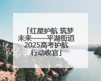 红星护航 筑梦未来——平湖街道2025高考护航行动收官