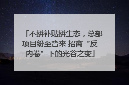 不拼补贴拼生态，总部项目纷至沓来 招商“反内卷”下的光谷之变