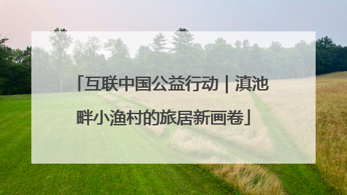 互联中国公益行动｜滇池畔小渔村的旅居新画卷
