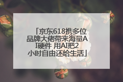 京东618携多位品牌大佬带来海量AI硬件 用AI把2小时自由还给生活