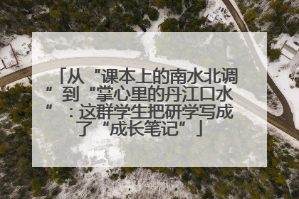 从“课本上的南水北调”到“掌心里的丹江口水”：这群学生把研学写成了“成长笔记”