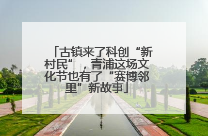 古镇来了科创“新村民”，青浦这场文化节也有了“赛博邻里”新故事