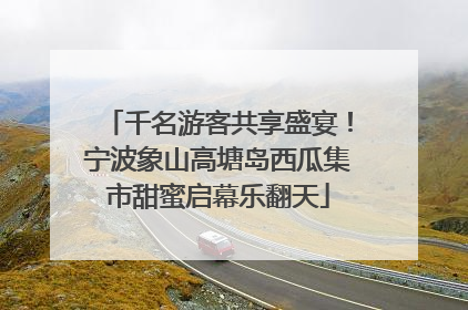 千名游客共享盛宴！宁波象山高塘岛西瓜集市甜蜜启幕乐翻天