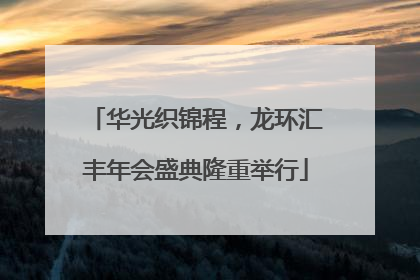 华光织锦程，龙环汇丰年会盛典隆重举行