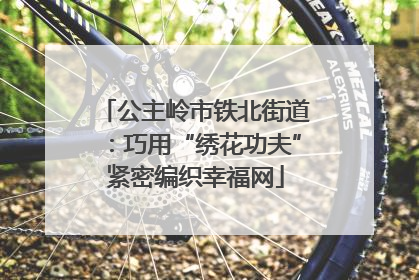公主岭市铁北街道：巧用“绣花功夫”紧密编织幸福网