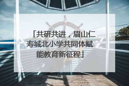 共研共进，眉山仁寿城北小学共同体赋能教育新征程