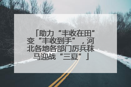 助力“丰收在田”变“丰收到手”，河北各地各部门厉兵秣马迎战“三夏”