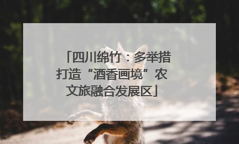 四川绵竹：多举措打造“酒香画境”农文旅融合发展区