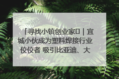 寻找小镇创业家㉞｜宜城小伙成为塑料焊接行业佼佼者 吸引比亚迪、大众等多家名企合作