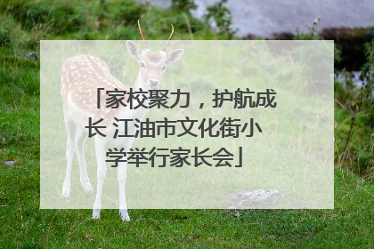 家校聚力，护航成长 江油市文化街小学举行家长会