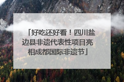好吃还好看！四川盐边县非遗代表性项目亮相成都国际非遗节