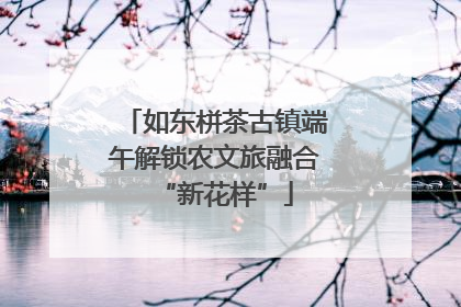 如东栟茶古镇端午解锁农文旅融合“新花样”