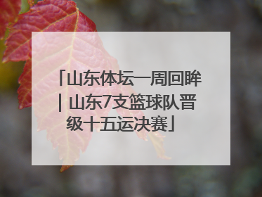 山东体坛一周回眸｜山东7支篮球队晋级十五运决赛