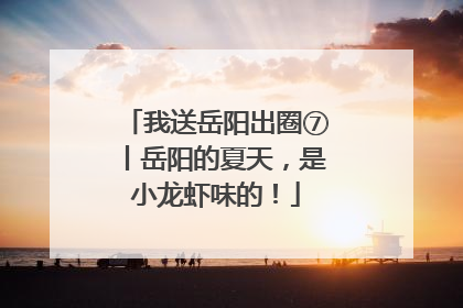 我送岳阳出圈⑦丨岳阳的夏天，是小龙虾味的！