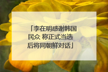 李在明感谢韩国民众 称正式当选后将同朝鲜对话