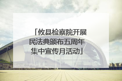 攸县检察院开展民法典颁布五周年集中宣传月活动