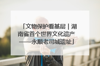 文物保护看基层｜湖南省首个世界文化遗产——永顺老司城遗址