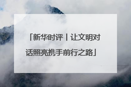 新华时评丨让文明对话照亮携手前行之路