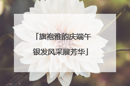 旗袍雅韵庆端午 银发风采展芳华