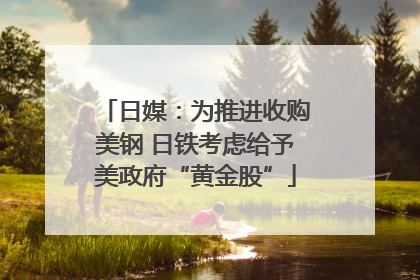 日媒：为推进收购美钢 日铁考虑给予美政府“黄金股”