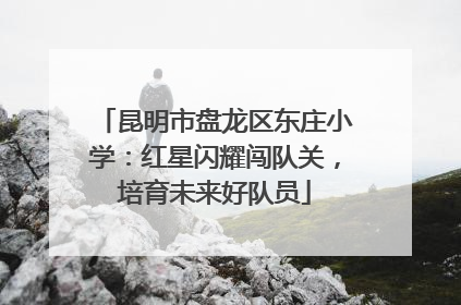 昆明市盘龙区东庄小学：红星闪耀闯队关，培育未来好队员