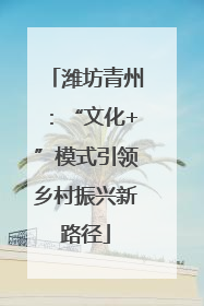 潍坊青州：“文化+”模式引领乡村振兴新路径