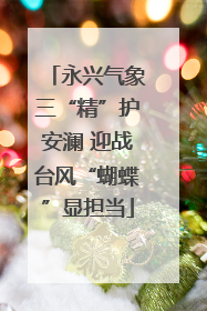 永兴气象三“精”护安澜 迎战台风“蝴蝶”显担当