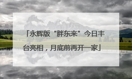 永辉版“胖东来”今日丰台亮相，月底前再开一家