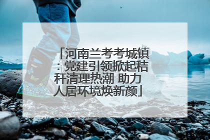 河南兰考考城镇：党建引领掀起秸秆清理热潮 助力人居环境焕新颜