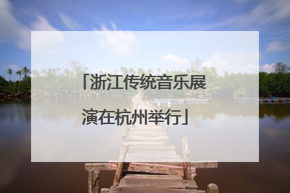 浙江传统音乐展演在杭州举行