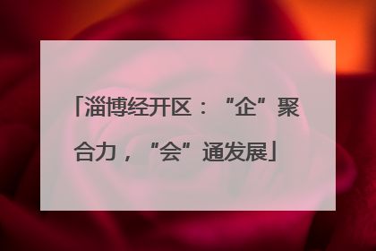 淄博经开区：“企”聚合力，“会”通发展