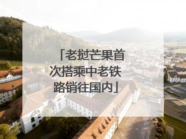 老挝芒果首次搭乘中老铁路销往国内