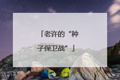 老许的“种子保卫战”