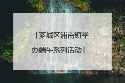芗城区浦南镇举办端午系列活动