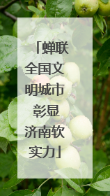 蝉联全国文明城市 彰显济南软实力