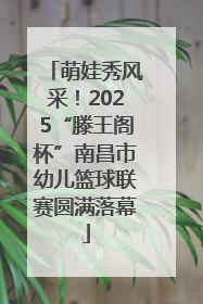 萌娃秀风采！2025“滕王阁杯”南昌市幼儿篮球联赛圆满落幕