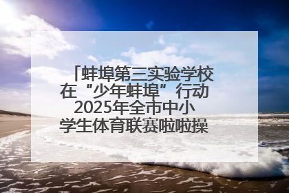 蚌埠第三实验学校在“少年蚌埠”行动2025年全市中小学生体育联赛啦啦操比赛中获佳绩