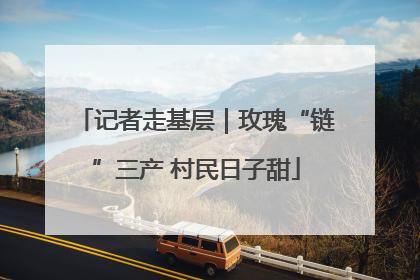 记者走基层｜玫瑰“链”三产 村民日子甜
