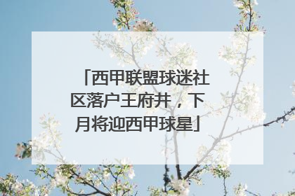 西甲联盟球迷社区落户王府井，下月将迎西甲球星