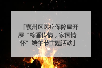 襄州区医疗保障局开展“粽香传情，家国情怀”端午节主题活动